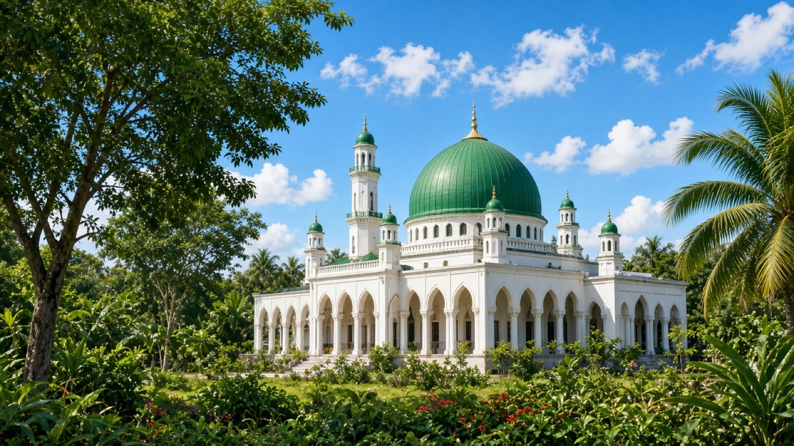 photo: menara masjid pesantren